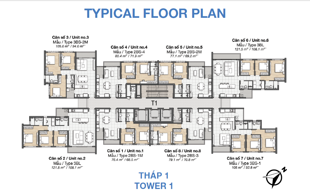 Mặt bằng Palm River